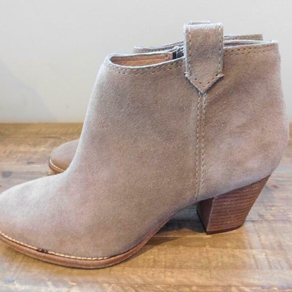 ! Madewell $228 The Billie Boots Suede Shoes f5045 - Picture 2 of 4